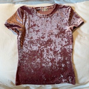 Crushed Velvet Free People shirt